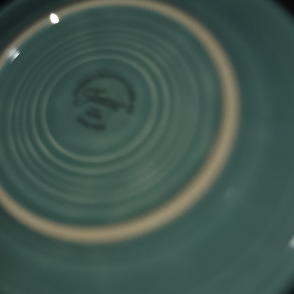 Vintage Turquoise Fiesta Salad Plate - Picture 7 of 8